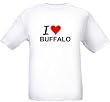 I LOVE BUFFALO - City-series - White T-shirt
