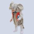 Circus Elephant Infant Halloween Costume fits babies up to 25 lbs