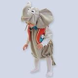 Circus Elephant Infant Halloween Costume fits babies up to 25 lbs