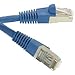 6Ft Cat.7 SSTP Patch Cable 600MHz Molded Blue