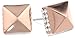 Vince Camuto Rose Gold-Plated and Crystal Pyramid Earrings
