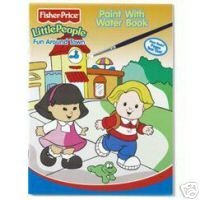 Fisher-Price Little People Paint with Water Book - Fun Around Town