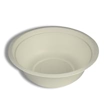 Stalkmarket 100% Compostable Sugar Cane Fiber Soup Bowl, 16-Ounce, 500-Count Case