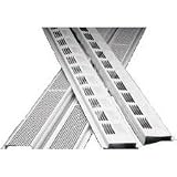 Air Vent Inc. 84304 Aluminum Continuous Soffit Vent Brown 8'