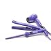 Iso Hair Styling Set: Dryer, Curling Iron & Straightener Purple+Itay 8 Stack Carribean Samba
