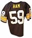 Jack Ham Autographed Pittsburgh Steelers Throwback Black Jersey with 