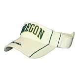 Oregon Ducks Adjustable U-Oregon Mesh Visor - White NCAA Hats