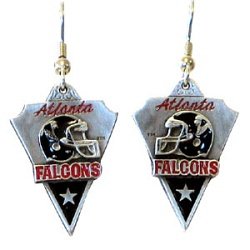 Atlanta Falcons Dangle Earrings - NFL Football Fan Shop Sports Team Merchandise