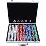 1000 11.5G Jackpot Casino Clay Poker Chips w/Aluminum Case