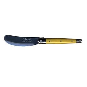 Laguiole Set of Two Canape Knives, Lemon by Sisson