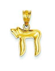 14K Gold Chai Charm