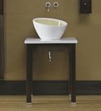 KOHLER K-3100-F2 Tellieur 28-Inch Tall Table Frame Only, 22-3/4-Inch by 17-3/4-Inch, Black Forest