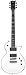 ESP LTD EC1000 Deluxe Series Electric Guitar (Snow White, With EMG Pickups)