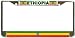 Ethiopia Ethiopian Flag Chrome License Plate Frame Holder