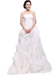 Sweetheart Fitted  Organza  Dress With Ruffles
