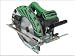Hitachi C9U2/J7 Circular Saw (235 mm Blade, 1670 W, 110 V, Carrying Case)