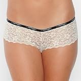 Ed Hardy Lace Tanga 1041-SLV Vanilla Medium
