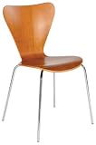 ITALMODERN Tendy Stacking Chair, Natural, Set of 4