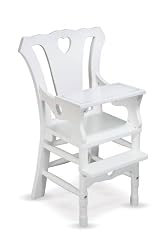Melissa & Doug Deluxe Wooden Doll High Chair