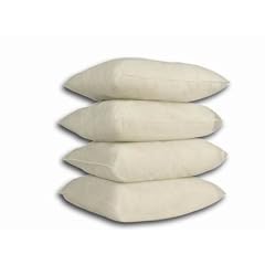 Paket mit 4 x Synthetik Kissen Corovinbezug 40x40 cm Kissenf�llung Innenkissen �30 waschbar