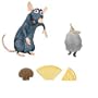 Disney Pixar Movie Ratatouille 6 Inch Action Figure - Remy with 3 Phrases Plus Accessories