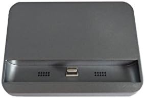 iPhone Dock Cradle for 5, 5S, 5C, 6, and 6 Plus, Brushed Metallic Finish Color Charge Sync Capability [Gray, Gold, Silver] (Gray)