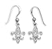 Cleversilver's Rhodium Plated Cz Fleur- De title=