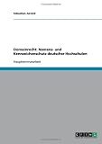 Domainrecht: Namens- und Kennzeichenschutz deutscher Hochschulen (German Edition)