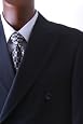 Men`s Double Breasted Navy Dress Suit