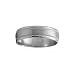 Men's Antique Style Platinum Wedding Band title=