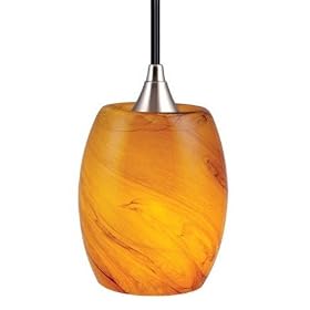 Milano - Mini Pendant Lighting Fixture or Track Lighting Pendant Fixture - Brushed Nickel... by Vaxcel Lighting