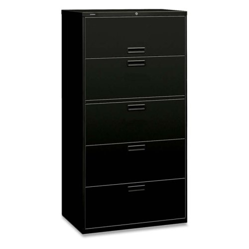 Lorell 14341 18 Deep 2 Drawer File Cabinet Black Vertical File Cabinets Home Office Furniture