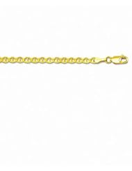 14k Solid Yellow Gold Mariner Link Chain 22" 3.2mm