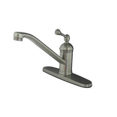 Vintage Single Handle Centerset Satin Nickel