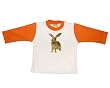 Varsity Tee with Graphic, 3 - 6m, Pumpkin - Bunny Varsity Tee with Graphic, 3 - 6m, Pumpkin - Bunny