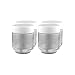 Euro Cuisine Set of 8 Glass Jars for Yogurt Maker