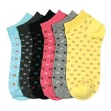 Lot Of 3 Pairs Womens Assorted Anklet Ped Socks