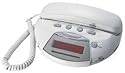 Northwestern Bell Corded Phone with AM/FM Clock Radio and Alarm (28501)