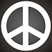 Symbols Decals : Peace Symbol Vinyl Graphic Sticker