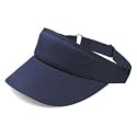 Beechfield Plain peaked sun / sports visor,navy/white
