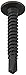 Small Parts 1020KPMB Steel Self-Drilling Screw, Black Phosphate Finish, Modified Truss Head, Phillips Drive, #3 Drill Point, #10-16 Thread Size, 1-1/4