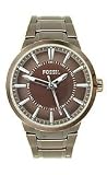 Fossil Men's Dress Brown Steel Bracelet watch #FS4472