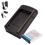 Hitech - Battery and Charger Set for Pentax Optio M30 / Optio T30 / Optio W30 Battery.