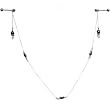 Classy Sassy Barbell Nipple Chain MADE WITH SWAROVSKI ELEMENTS