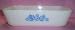Fire King by Anchor Hocking, Blue Cornflower Loaf Pan