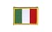 Écusson brodé Flag Patch Italie - 8 x 6 cm