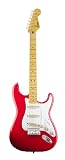 Squier by Fender Classic Vibe 50's Stratocaster Electric Guitar, Fiesta Red