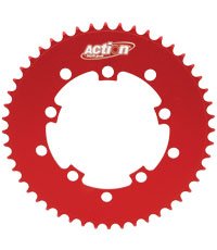 Action Single Speed Chainring 48t 1/8 3mm 110/130 Alloy Red