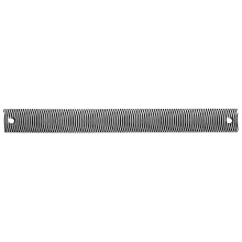PFERD Hand File without Tang, Swiss Pattern, Curved Cut, Convex