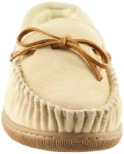 Men's Elegant Leather Moccasins (10 M US, Sandy Beige)